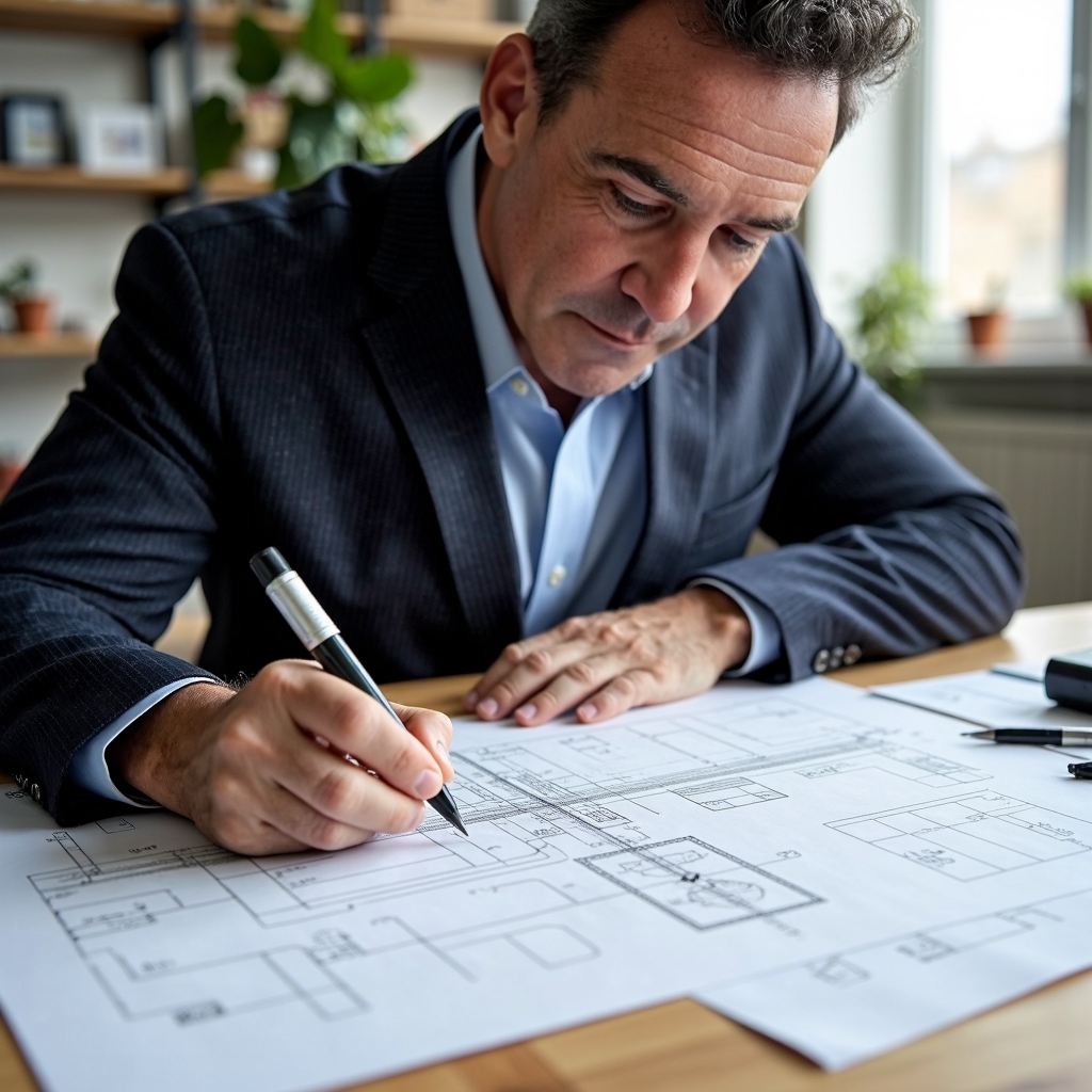 jon407 man, technical drawing, precise m-FLUX TRAI